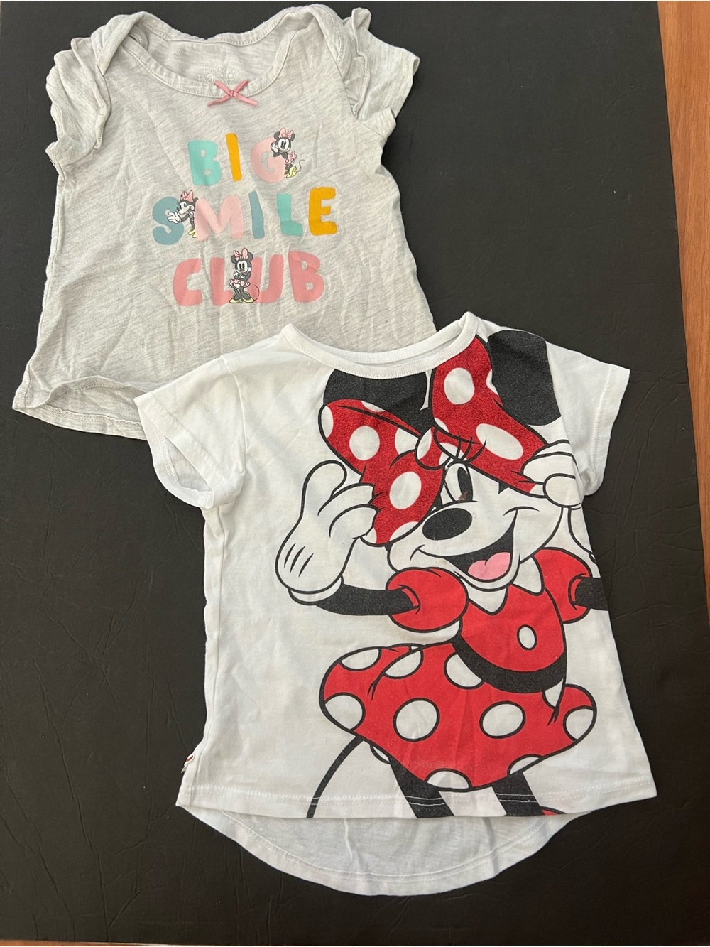 24m/2T Disney Minnie Mouse Toddler girl t-shirt tee Bundle of 2